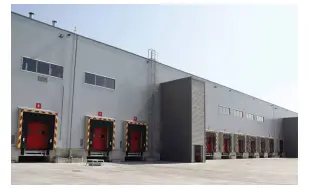 Warehouses and parking lots