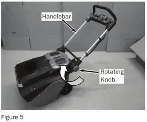 DR POWER SB11122XEN 62V Brushless Snow Blower - Handlebar Assembly