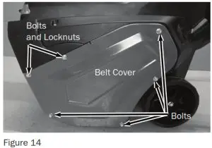 DR POWER SB11122XEN 62V Brushless Snow Blower - Replacing the Auger Belt