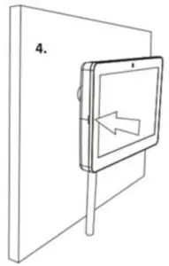 victron energy GX Touch 50 Wall Mount - fig2
