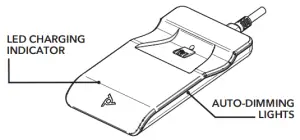 pdp gaming 049-008 Single Ultra Slim Charge System - LIGHTING FEATURE