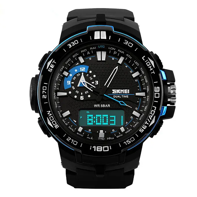 SKMEI 1081 Waterproof Outdoor Sports Digital & Analog Watches