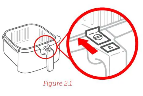 COSORI CP158-AF Premium 5.8-Quart Air Fryer User Manual - Figure 2.1