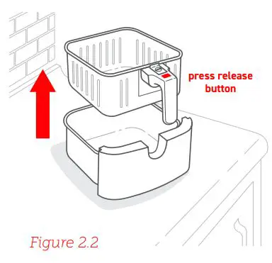 COSORI CP158-AF Premium 5.8-Quart Air Fryer User Manual - Figure 2.2