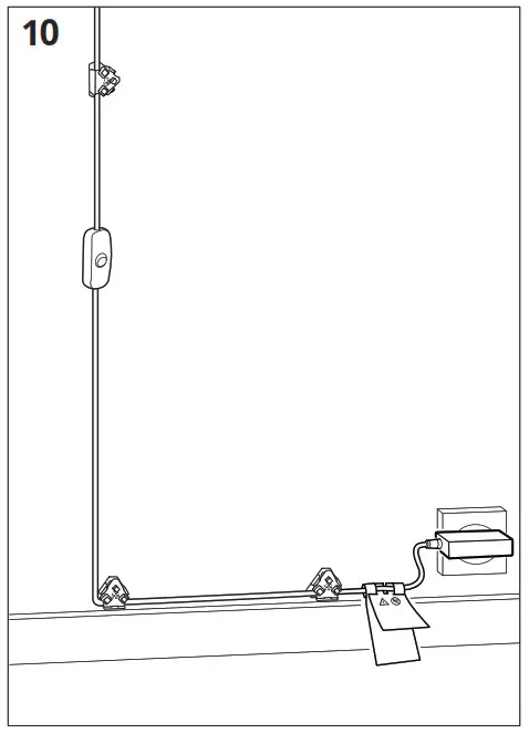 IKEA UPPLYST LED Wall Lamp- 10