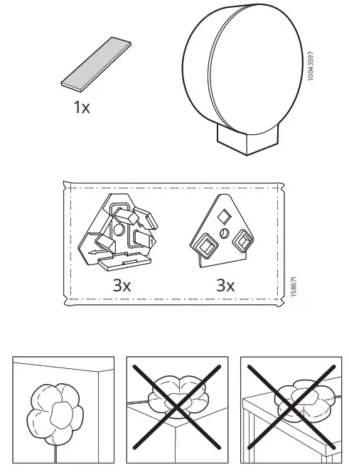 IKEA UPPLYST LED Wall Lamp- 2