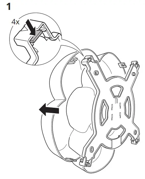 IKEA UPPLYST LED Wall Lamp- 3