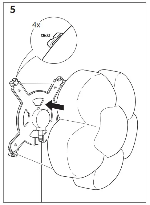 IKEA UPPLYST LED Wall Lamp- 5
