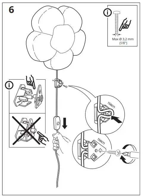 IKEA UPPLYST LED Wall Lamp- 6