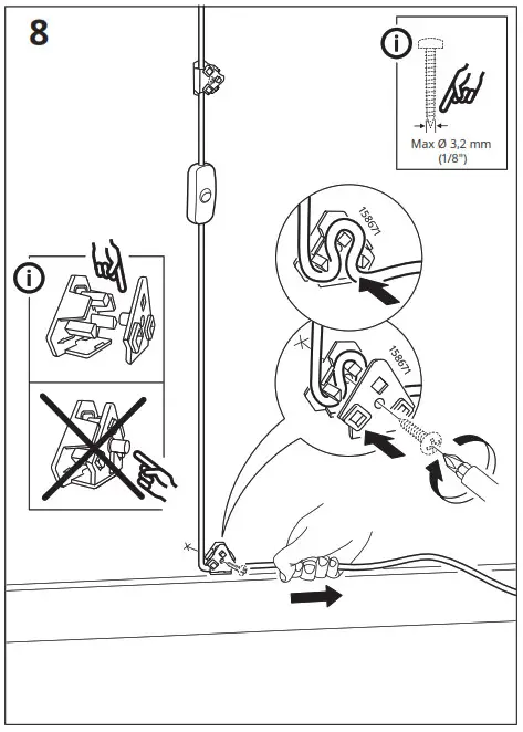 IKEA UPPLYST LED Wall Lamp- 8