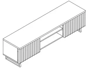 kogan SLMANILELWA 160CM Manila Entertainment Unit