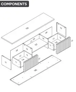 kogan SLMANILELWA 160CM Manila Entertainment Unit - fig