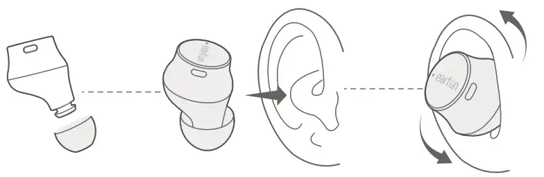 earfun TW102 Free Mini True Wireless Earbuds- Fit