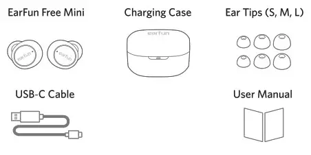 earfun TW102 Free Mini True Wireless Earbuds- box