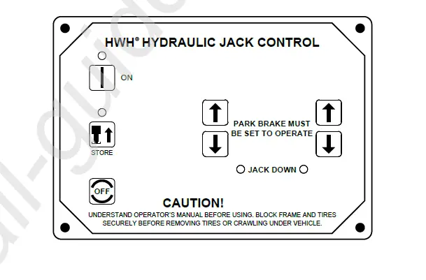HWH 625 Series Hydraulic Jack Control-product