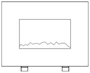 Coopers OF STORTFORD H766 Wall Mounted Fireplace- Mounted