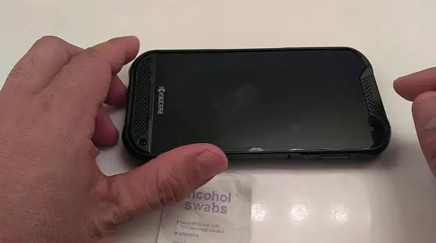 Kyocera Rugged Dura Series Phone Cleaning Instruction Manual