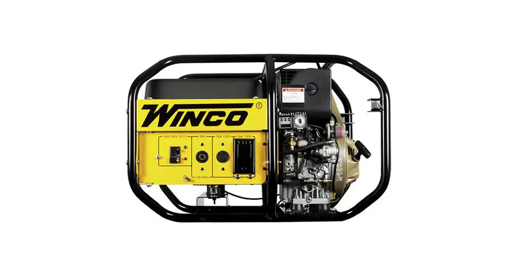 Winco W6010de-i Protable Generators Kohler Diesel 6000 Watt User Manual