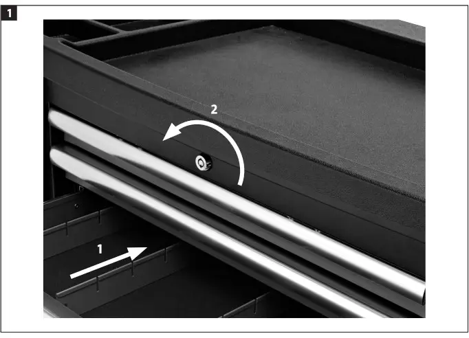 Hard Head 006418 Tool Cabinet On Wheels- 1