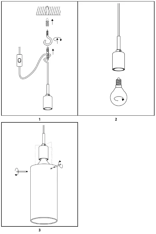 anslut 425-448 Window Lamp Instruction FIG 1