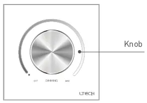 LTECH E610P-RF 0-10V Wireless Dimmer fig 3