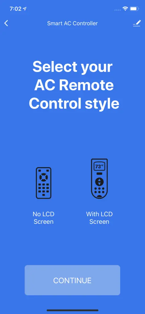 Select AC Remote Style