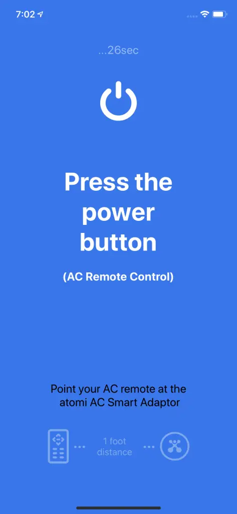 Press Power Button
