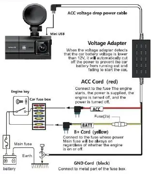 AINAVI AR-212 Car Dash Camera 13