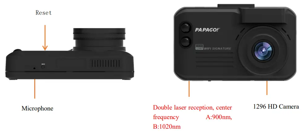 PAPAGO VP668 Multifunctional Dash Cam - Overview 9