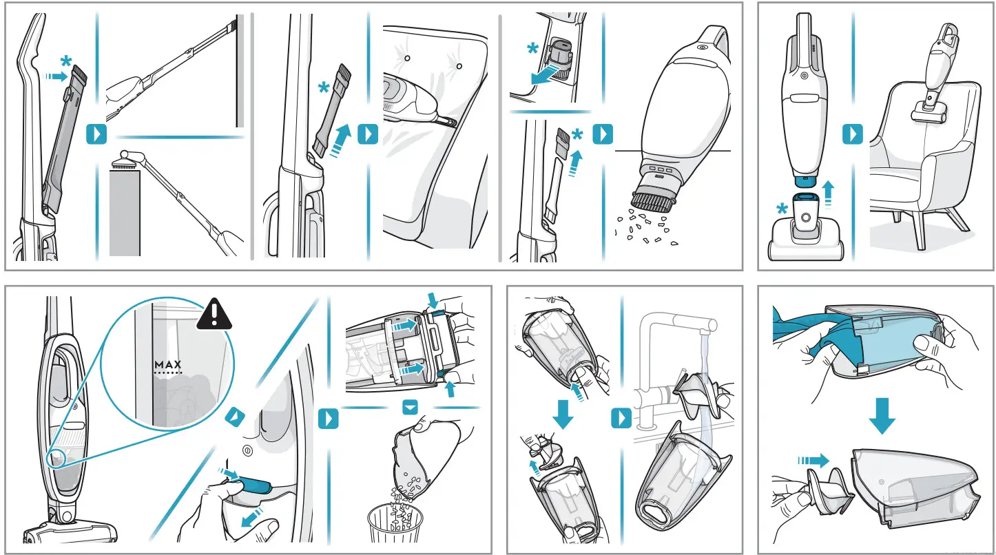 Electrolux Well Q8 P Cordless Stick Vacuum Cleaner - Fig 2