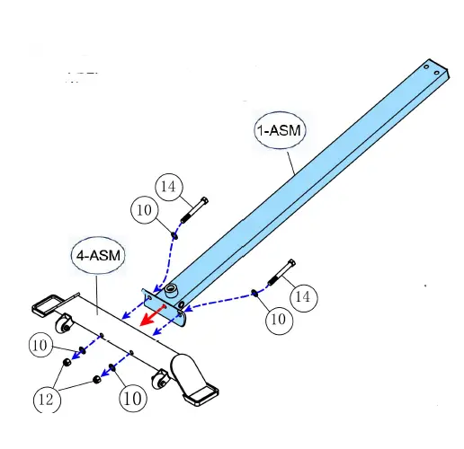 BODYCRAFT 57999 Flat Incline Decline System Bench Owner's-fig 13