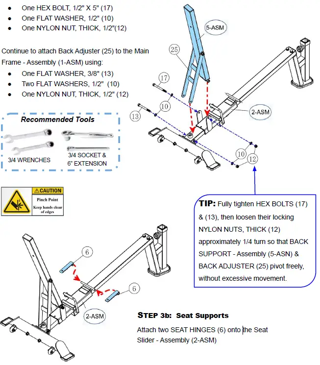 BODYCRAFT 57999 Flat Incline Decline System Bench Owner's-fig 18