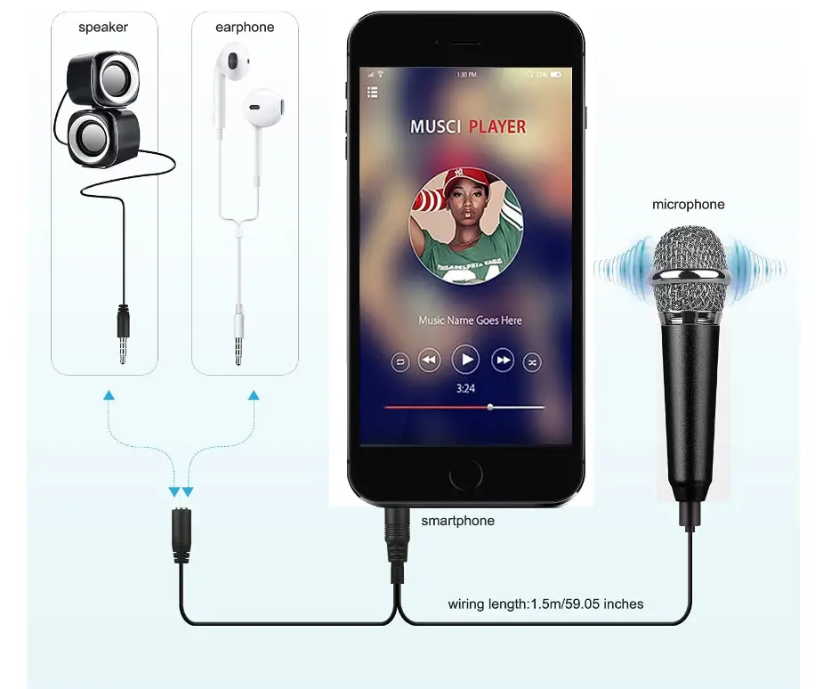 Uniwit-Mini-Portable-Vocal-Instrument-Microphone-for-Mobile-Phone-Laptop-fig-1