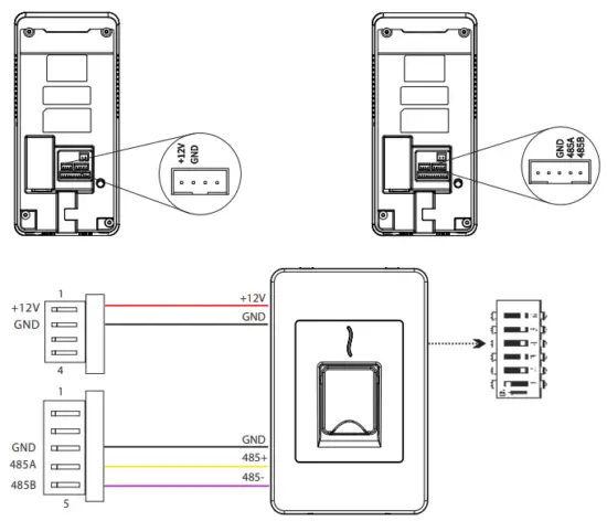 ZKTECO FR1500S Fingerprint Proximity Card Reader Outdoor - Access Controller