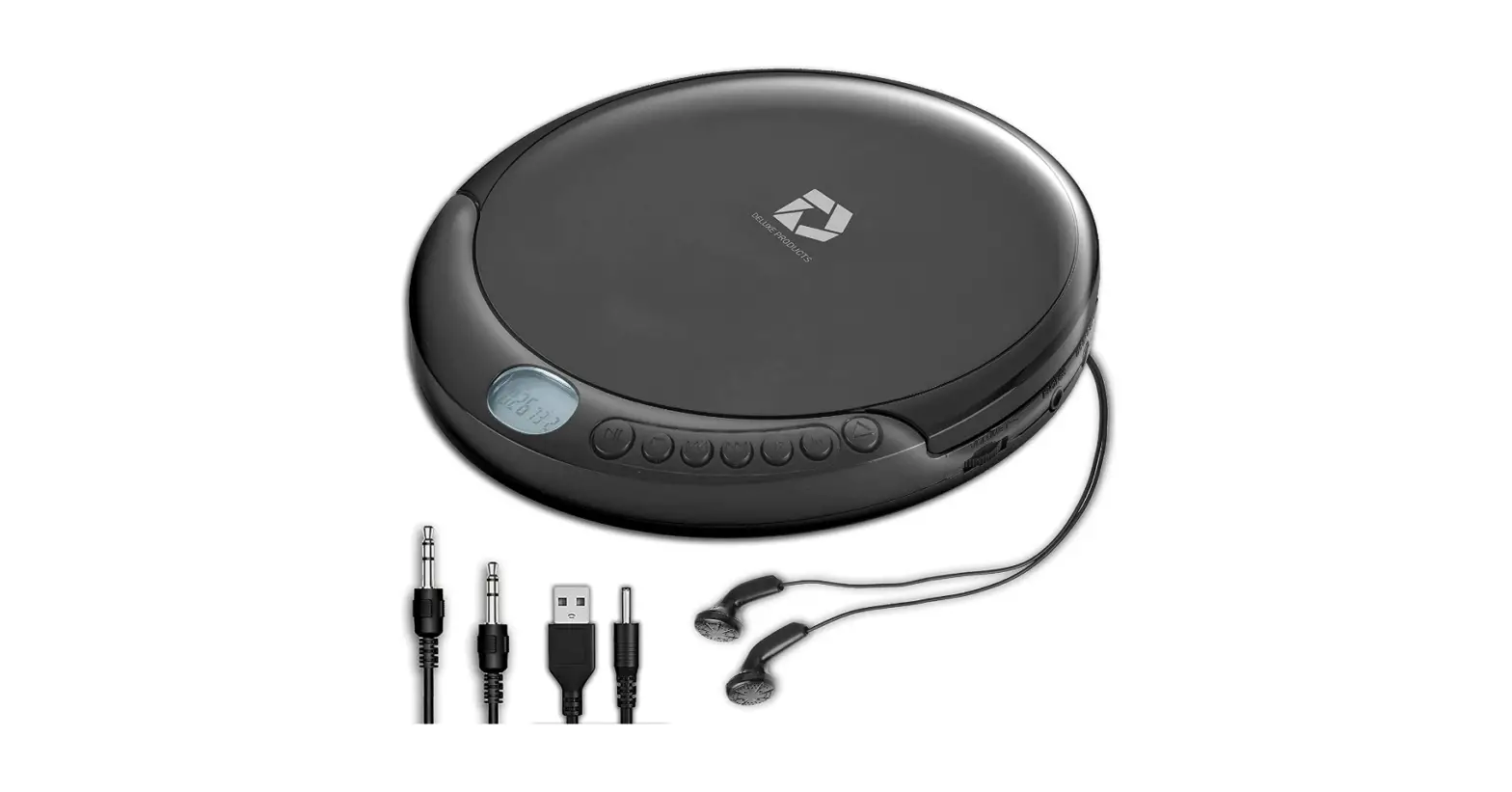 Deluxe Products Cd Player Portable With 60 Second Anti Skip, Stereo Earbuds-complete Features/instruction Manual