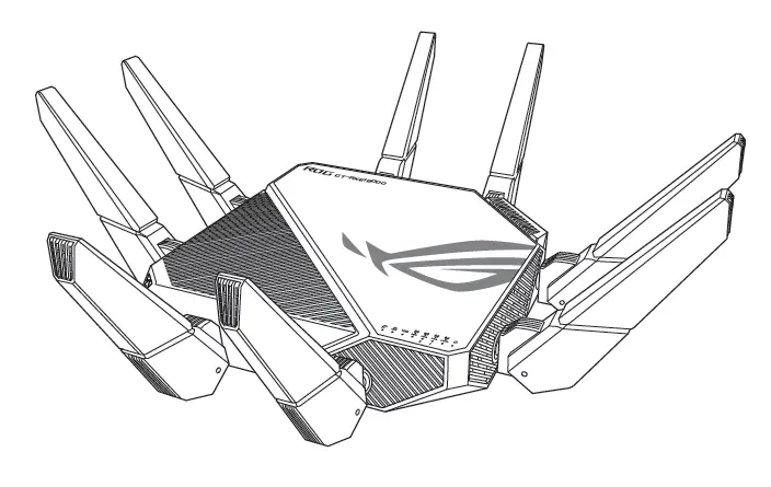 GT-AXE16000 ROG Rapture Quad-Band Gaming Router