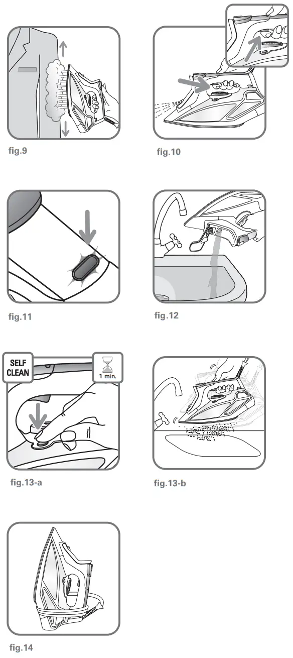 ROWENTA DW9230 Steamforce Steam Iron - fig 2