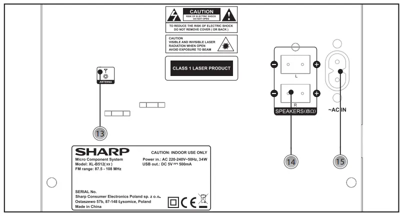 SHARP-XL-B512-Hi-Fi-Micro-System-Fig-22