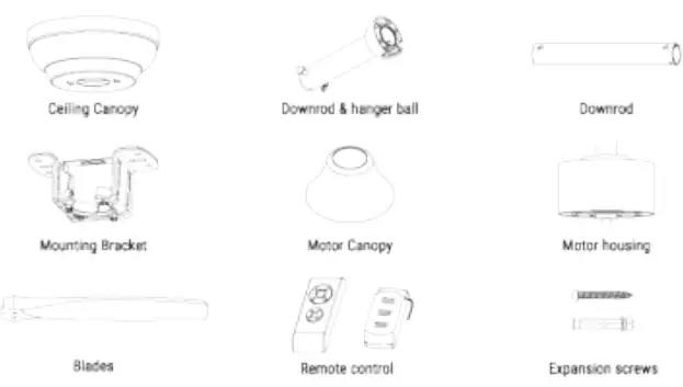 CREATE WINDWOOD Ultrasilent Ceiling Fan 1