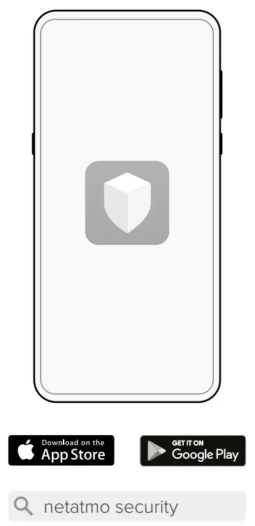 Netatmo NOC01 UK Smart Outdoor Camera - Download the app