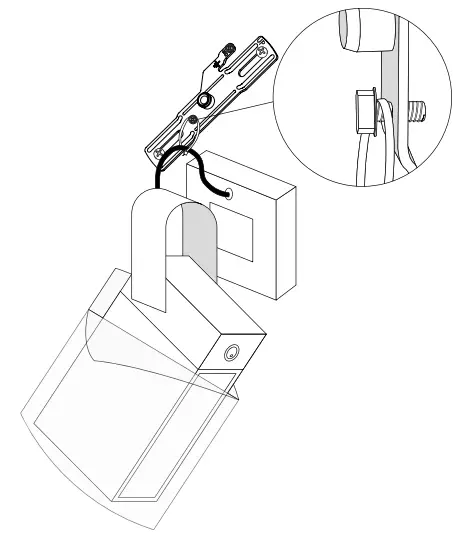 Netatmo NOC01 UK Smart Outdoor Camera - Hang the camera with the wire t
