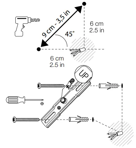 Netatmo NOC01 UK Smart Outdoor Camera - Secure the mounting strap