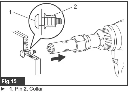 AEROBOLT BV4500 Cordless Huck - OPERATION 3