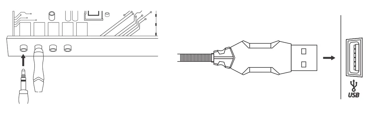 MARVO MH01 Headset and Mouse Gaming Combo - fig 1