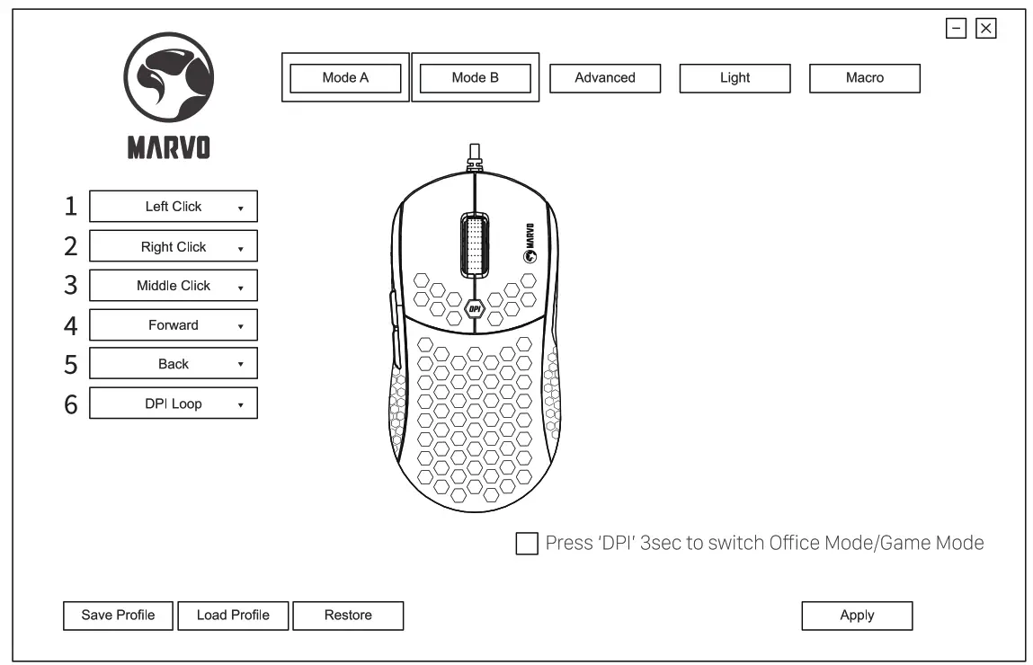 MARVO MH01 Headset and Mouse Gaming Combo - fig 2