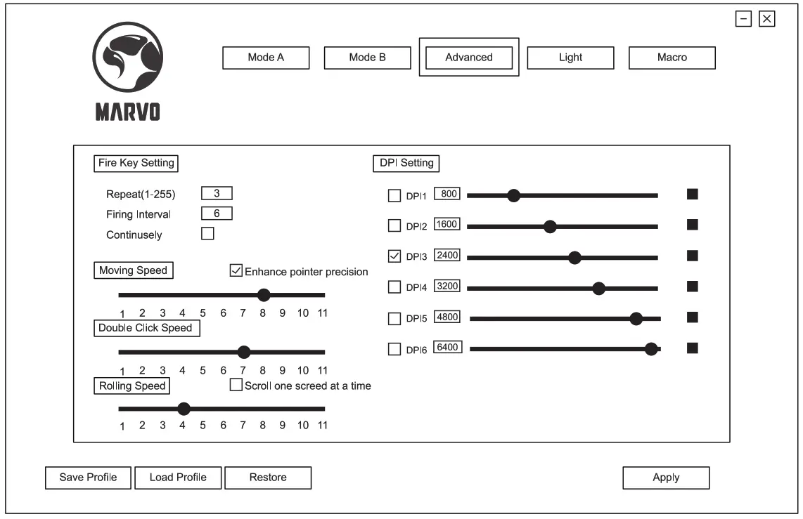 MARVO MH01 Headset and Mouse Gaming Combo - fig 9