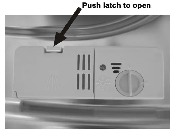 kogan Benchtop Dishwasher - Adding Detergent eo ehe Dispenser