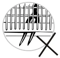 kogan Benchtop Dishwasher - the handles at the bottom