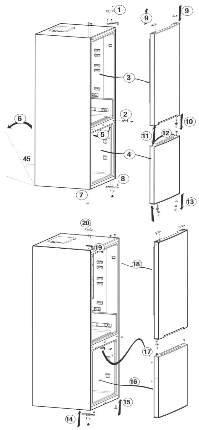 beko RCNA366K40WN Portable Fridge Freezer -fig5