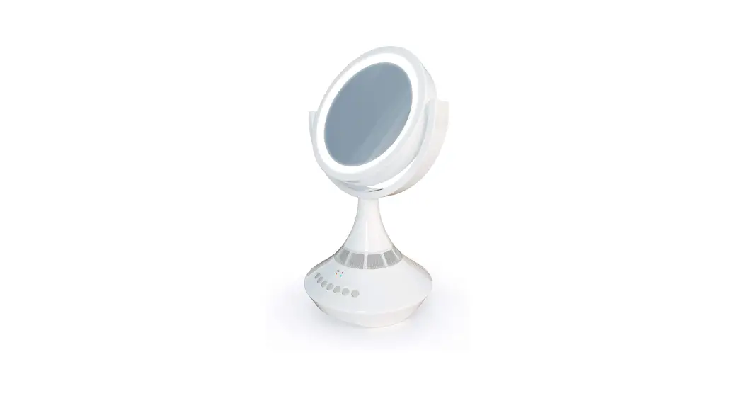 Atomi 9 Inch Vanity Mirror With Bluetooth Speaker And Usb Port User Manual